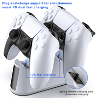 Double charge rapide Type-C Charger Station Dock Stand 2 Pack Console Gamepad Type-C Cable for Playstation 5 Game Accessories