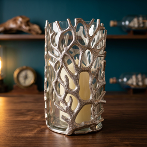 Coral Aluminum <b>Hurricane</b> <b>Lantern</b> - Product Image 3