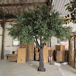 Nouvelles Conceptions de Buissons d'Olivier Artificiels Ornementaux en Gros, Faux Oliviers Géants pour la Décoration Intérieure et Extérieure - Product Image 2