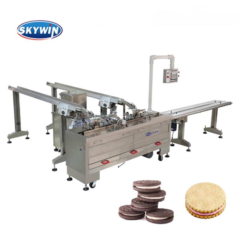 Food Industry Biscuit Making Machine Chocolate Cream Sandwich Machine