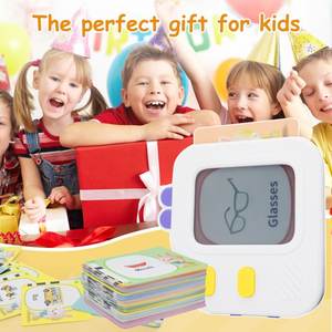 Cartes Flash parlantes audibles préscolaires Machine d'éducation précoce électronique avec cartes 112 pièces Apprentissage des mots de vue double face - Product Image 5