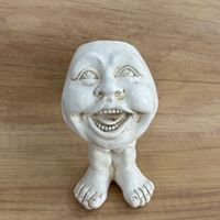 Pot Bunga Gantung Resin Karakter Lucu Senyum Imut Dekorasi Pot Bunga Gantung Sukulen Grosir