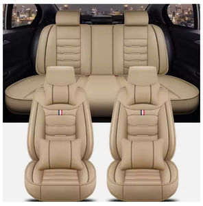 Ensemble complet de housses de sièges de voiture universelles en cuir PVC <span class=keywords><strong>housse</strong></span> de siège de voiture en vente directe d'usine - Product Image 1
