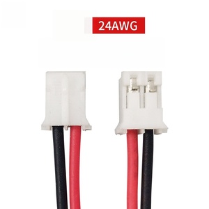 Volledig aangepaste J S T XH Ph 2.0 2-pins connectorplug mannelijk vrouwelijk siliconen kabelboom 100mm 200mm 22 24 26 AWG - Product Image 5