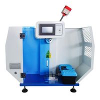 Equipo de Prueba de Impacto de Péndulo Combinado Multifunción, Máquina de Prueba de Impacto Izod Digital, Máquina de Prueba con Pantalla Táctil a Color
