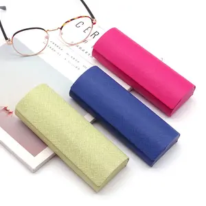 Sun Bulk Glass Box Hard Handmade Bark Pattern Fashion Creative Notch Eye Glasses Case