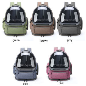 <span class=keywords><strong>Sac</strong></span> de transport pour chat et chien, <span class=keywords><strong>sac</strong></span> pour animaux de compagnie, portable, double épaule, respirant, capacité moyenne, capsule spatiale, vision, dureté moyenne - Product Image 6