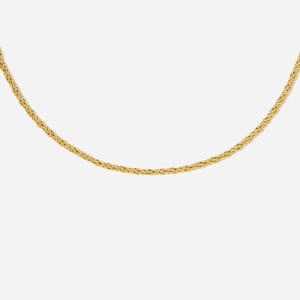 Collar <span class=keywords><strong>de</strong></span> Cadena Personalizado, <span class=keywords><strong>Pulsera</strong></span> <span class=keywords><strong>de</strong></span> Cadena con Diseño Libre, Chapado en Plata S925, Collar <span class=keywords><strong>de</strong></span> 14k Personalizado, Collares Antideslustre <span class=keywords><strong>para</strong></span> Mujer - Product Image 1