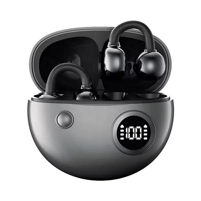 B22 Portable Wireless BT 5.3 Earbuds Hi-Fi Sound Super Long Battery Life Headsets Noise Reduction Clip-on Earphones Headphones