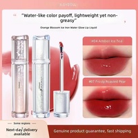 Judydoll Teinte à lèvres hydratante effet miroir et brillance aquatique, Gloss à lèvres effet givré très pigmenté, Taille standard, Automne