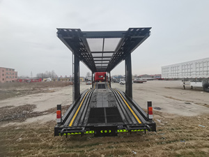 Porte-voitures à deux étages, 3 essieux, semi-remorque, <span class=keywords><strong>camion</strong></span> en acier pour le transport de voitures - Product Image 4