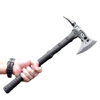 Hache de survie pour la chasse et le camping en plein air, couteau viking, tomahawk, outil multifonction, vente en gros