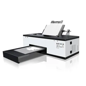 Terlaris 30cm A3 A4 Dtf Printer Desktop L1800 1390 Printhead Dtf Printer untuk hewan peliharaan Film T-Shirt pencetakan