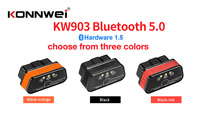 2026 KONNWEI Top KW903 Bluetooth 5.2, Adaptador OBD2 ELM327 Inalámbrico, Herramienta de Diagnóstico Bluetooth para Autos de Todo el Mundo, Superventas