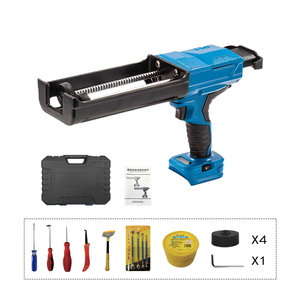 <span class=keywords><strong>Pistola</strong></span> de Pegamento Eléctrica Industrial Profesional de 6 Velocidades y 21V, Máquina Automática de Sellado Estructural de Doble Tubo, <span class=keywords><strong>Pistola</strong></span> de <span class=keywords><strong>Calor</strong></span> para Lechada de Azulejos - Product Image 3