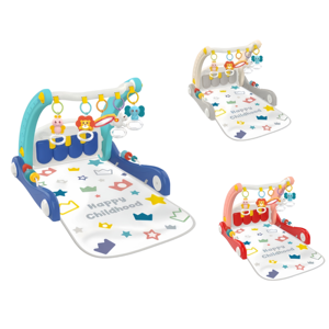 Alfombra de Juego Multifuncional 2 en 1, Andador y <span class=keywords><strong>Gimnasio</strong></span> de Actividades con Piano para Bebés, Juguete Musical de Plástico ABS, 0-24 Meses - Product Image 1