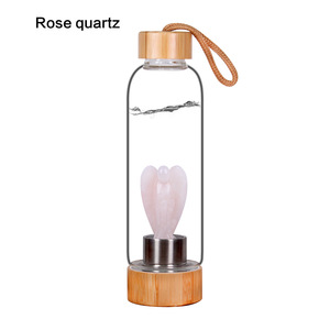 Energia tazza <span class=keywords><strong>di</strong></span> vetro all'ingrosso <span class=keywords><strong>di</strong></span> cristallo angelo infuso bottiglia <span class=keywords><strong>di</strong></span> acqua calda guarigione gemma <span class=keywords><strong>di</strong></span> quarzo bottiglie <span class=keywords><strong>di</strong></span> cristallo per acqua potabile - Product Image 3
