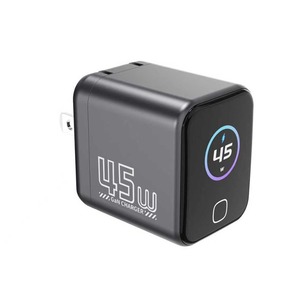 ที่ชาร์จอเนกประสงค์น้ำหนักเบา 45W GaN พร้อมหน้าจอ AI TFT แสดงผลอัจฉริยะ สำหรับ iPhone 17 Pro Max ชาร์จเร็ว - Product Image 1