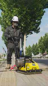 เครื่องบดอัดแผ่นดินแบบกำหนดเองได้ รุ่นดั้งเดิม ใช้พลังงานไฟฟ้า - Product Image 6