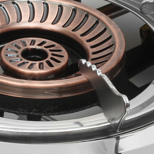 Cuisinière à gaz portable à brûleur unique en acier inoxydable noir élégant avec <span class=keywords><strong>chauffage</strong></span> rapide pour camping-car, camping et cuisine domestique - Product Image 4