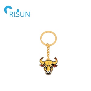 Personalizado esmalte dibujos animados Animal cinturón Galloway ordeño <span class=keywords><strong>Holstein</strong></span> vaca Llavero Longhorn <span class=keywords><strong>ganado</strong></span> Toro vaca colgante llavero - Product Image 6
