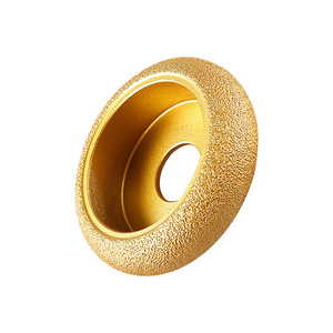 Roue de profilage diamantée brasée pour le marbre, le granit et le béton avec technologie de brasage sous vide, roue de profilage manuelle brasée - Product Image 6