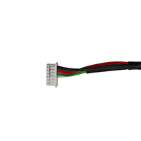 Conector RS232 Cable serie macho a cable desnudo con marcador de cable Conector RS232 a cable desnudo Negro