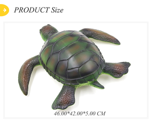 Bambini IC suono giocattoli modello animale molle di simulazione di gomma tartaruga - Product Image 6