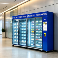 Distributeur automatique AIT à 70 compartiments, refroidissement thermoélectrique, surveillance à distance, options de paiement multiples pour le stockage