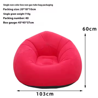 Canapé gonflable, pouf, fauteuil de salon, chaises d'extérieur, fauteuil inclinable pliable, lit, siège moelleux, canapé-lit, chaises