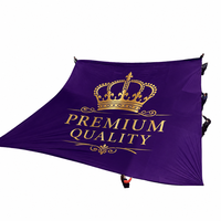 Drapeau d'équipe sur mesure de haute qualité 3x5 pieds, mât en acier inoxydable, drapeau sportif imperméable en polyester, impression numérique pliable