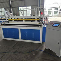 Machine de fabrication de papier toilette entièrement automatique et économique, machine de production de rouleaux de papier toilette jumbo