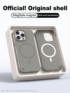 Custodia per telefono antiurto con ricarica wireless magnetica senza bordi di tendenza per Samsung, Huawei, Xiaomi e iPhone - Product Image 5