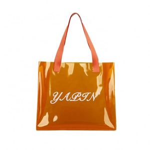 2026 New Arrival High Quality Cheap Customized <b>Plastic</b> Rainbow Pvc Transparent Shopping Tote Jelly <b>Bag</b> for Women - Product Image 4