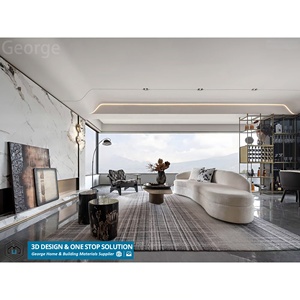 One-Stop Luxury Modern Villa & Hotel Servicios de Diseño de Interiores Suministro de materiales de construcción para el diseño de interiores de la casa de renderizado 3D - Product Image 1