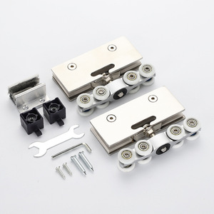 Modern Glass Sliding Door Pulley Ceiling Track Wheel Kitchen Balcony Furniture Hardware Accessory for Suspended <b>Slider</b> Hanging - Product Image 4