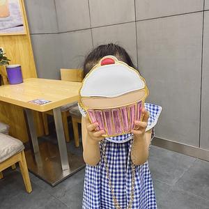 Tas Selempang Anak Baru Model Fancy, Mini Lucu Rantai Es Krim Kue, Dompet Koin Anak - Product Image 2