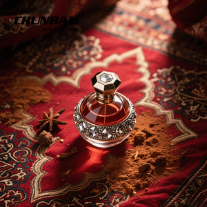 Chai nước hoa thủy tinh thủ công, kiểu dáng cổ điển Ai Cập, trống, dành cho doanh nghiệp - Product Image 3