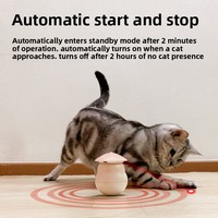 Jouet laser pour animaux de compagnie, style tumbler, à détection intelligente, pour chat, en ABS, interactif, auto-amusant