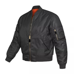 Pakistan fabricant Style décontracté hiver Bomber veste hommes doudoune fermeture éclair imperméable couleur unie personnalisable XL - Product Image 4