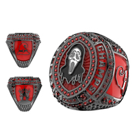 Bague personnalisable à l'effigie d'un crâne pour Halloween et Black Friday, bijou tendance pour les fêtes et les cadeaux, idéale pour le port quotidien.