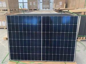 โมดูลโซลาร์เซลล์แบบ N-Type 430W 440W BIPV ประสิทธิภาพ 20.4% ดีไซน์สองหน้าสีดำทั้งหมด ขนาด 182 มม. บรรจุ 36 ชิ้น/แพ็ค รับประกัน 25 ปี มาตรฐาน CE ISO - Product Image 2