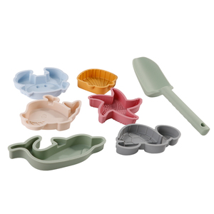Silicone per bambini <span class=keywords><strong>spiaggia</strong></span> e sabbia giocattoli secchio vanga Set per divertimento all'aperto attrezzature - Product Image 2