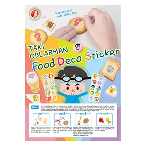 Edible rice paper candy sheets TAKI food deco sticker 8 designs