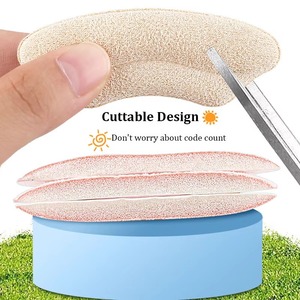 Sepatu anak-anak, stiker sepatu anak-anak pelindung bayi Anti jatuh bantalan tumit Anti-penggilingan lembut ukuran sepatu setengah bantalan sisipan tumit - Product Image 4