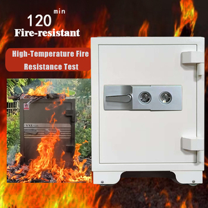 Cấp công nghiệp công suất lớn màu xám lưu trữ tiền gửi an toàn Vault chống cháy và bảo mật cao với khóa đôi - Product Image 5