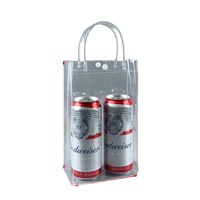 Sac à main en PVC transparent, sac cadeau, sac en plastique, impression en gravure, emballage, logo imprimé, modèle personnalisable HY012, bonbons de mariage