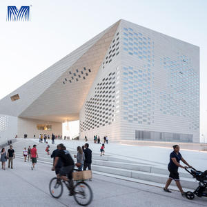 Revêtement mural extérieur en aluminium expansé, isolation thermique anti-corrosion, panneau vertical, mur-rideau, vente en gros - Product Image 3