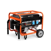 Générateur d'énergie portable à essence à cadre ouvert, robuste, 3KW 4KW 5KW 3000W 4000W 5000W, 220V 230V 50Hz, faible bruit, pour le camping