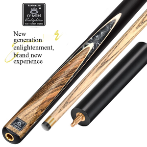 Queue de billard en bois de frêne artisanal, articulée en acier inoxydable, avec joint en ébène, Omin Omin-Enlighten 147 cm, vente chaude - Product Image 4